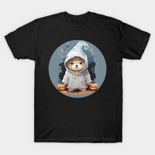 Cute Puppy in Halloween Costume T-Shirt